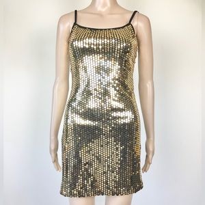 Carabella Collection Golden Sequins Size S